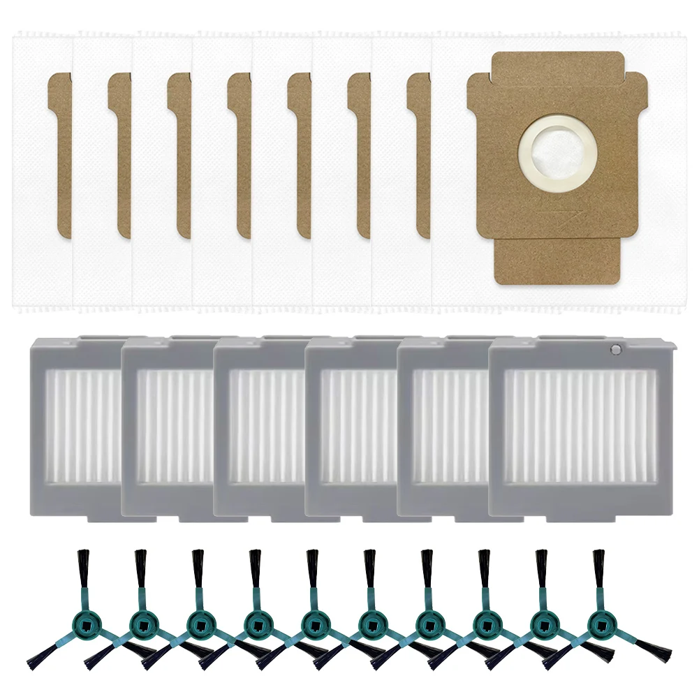 Replacement Set for Roomba Max 705 For Vacuum Including Side Brushes Dust Bags and Filters for Better Air and Cleaning