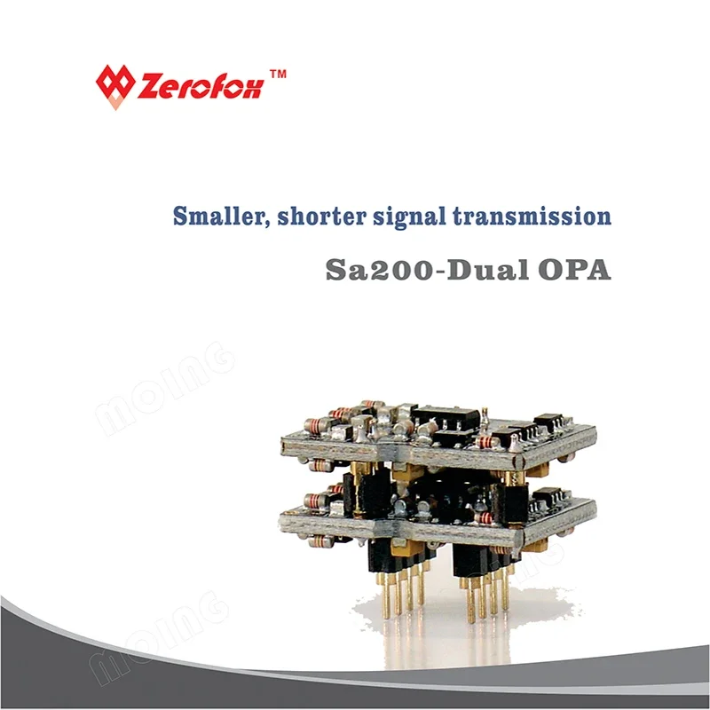 

OPAMP MOING SA-200 Horizontal Type Amplifier Accessory, Fully Integrated Parts, DUAL Operation, High Performance, Hi End OPA