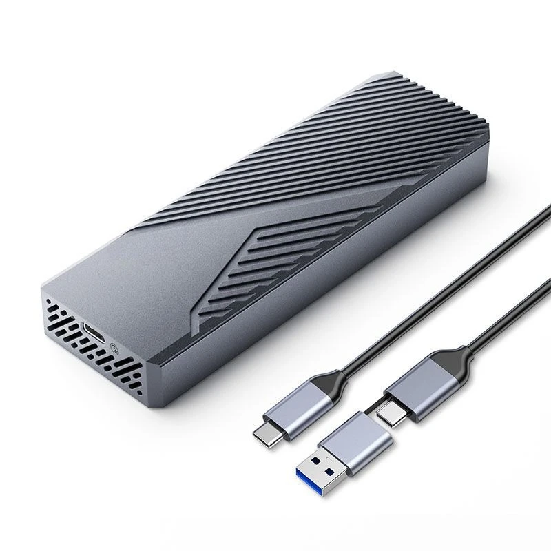 Boîtier SSD 40Gbps disque dur externe M.2 boîtier NVMe compatible avec Raiden 3/4