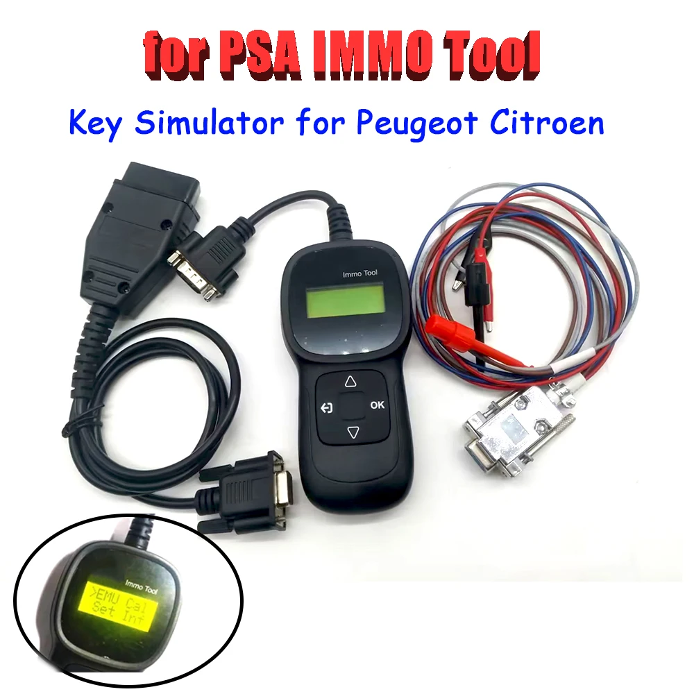 

for PSA IMMO Tool Pin Code Mark Key Simulator for Peugeot Cit-roen 2001-2018 Caculator Program PIN Code Reader