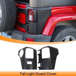 Car Tail Light Wrap Angle Decoration Tail Light Guard Cover for Jeep Wrangler JK JKU 2007-2017 2/4 Doors Exterior Accessories