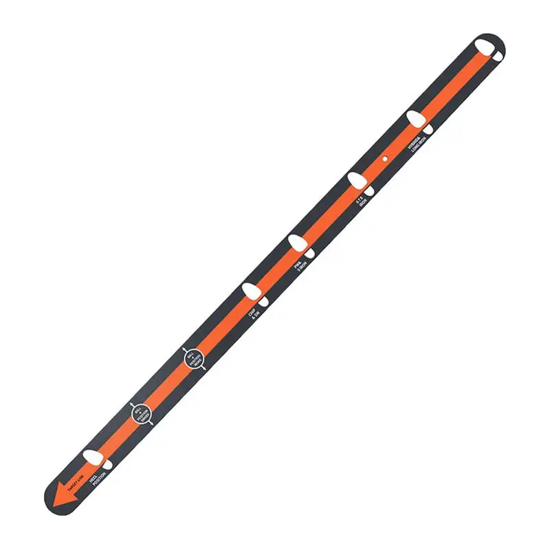 

Golf Putting Ruler Portable Double-Sided Golf Putting Lines Guide Golf Putter Trajectory Guidance Trainer For Golf Accessories