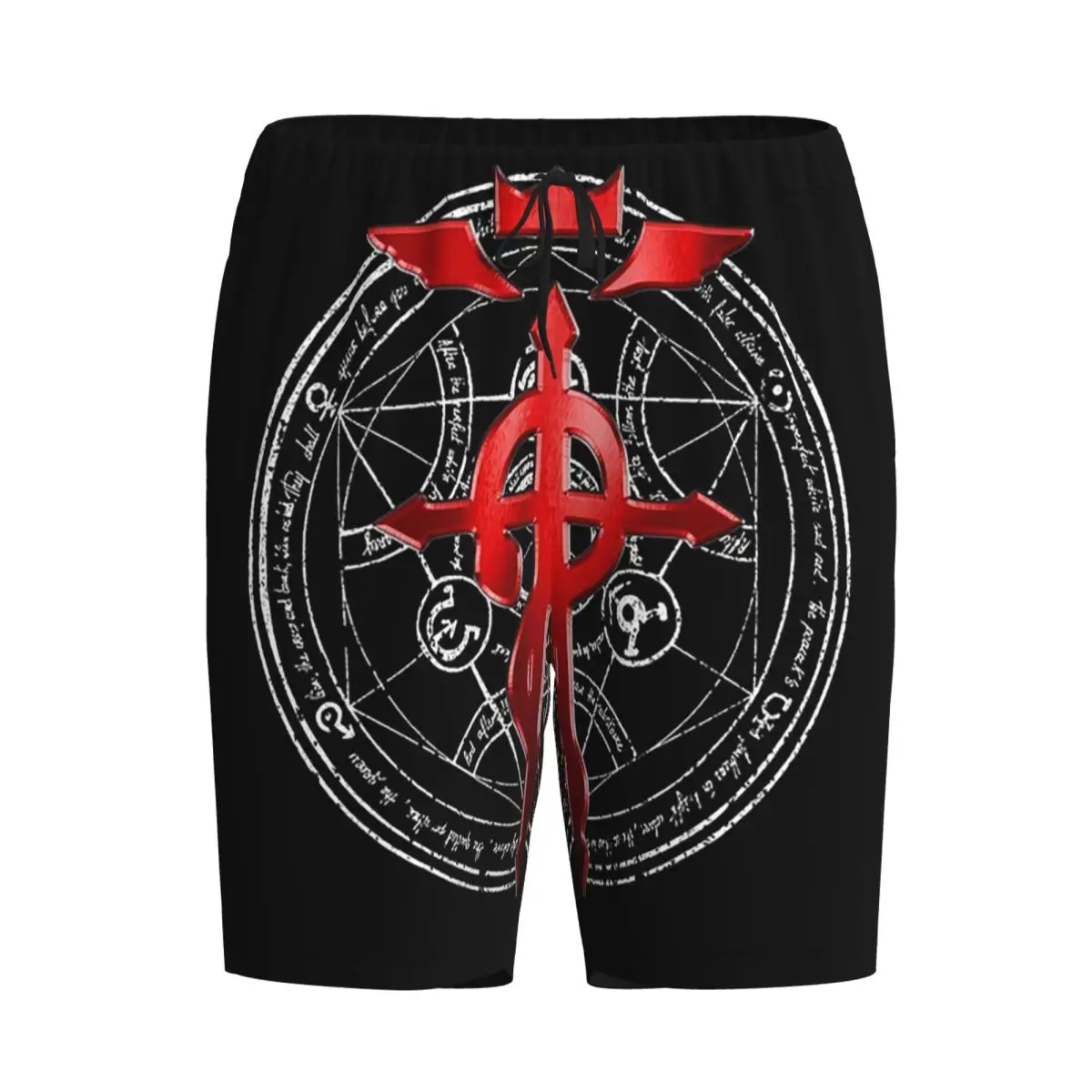 

Мужские шорты-пижама с символом трансмутиции из Fullmetal Alchemist, домашние брюки для сна и отдыха