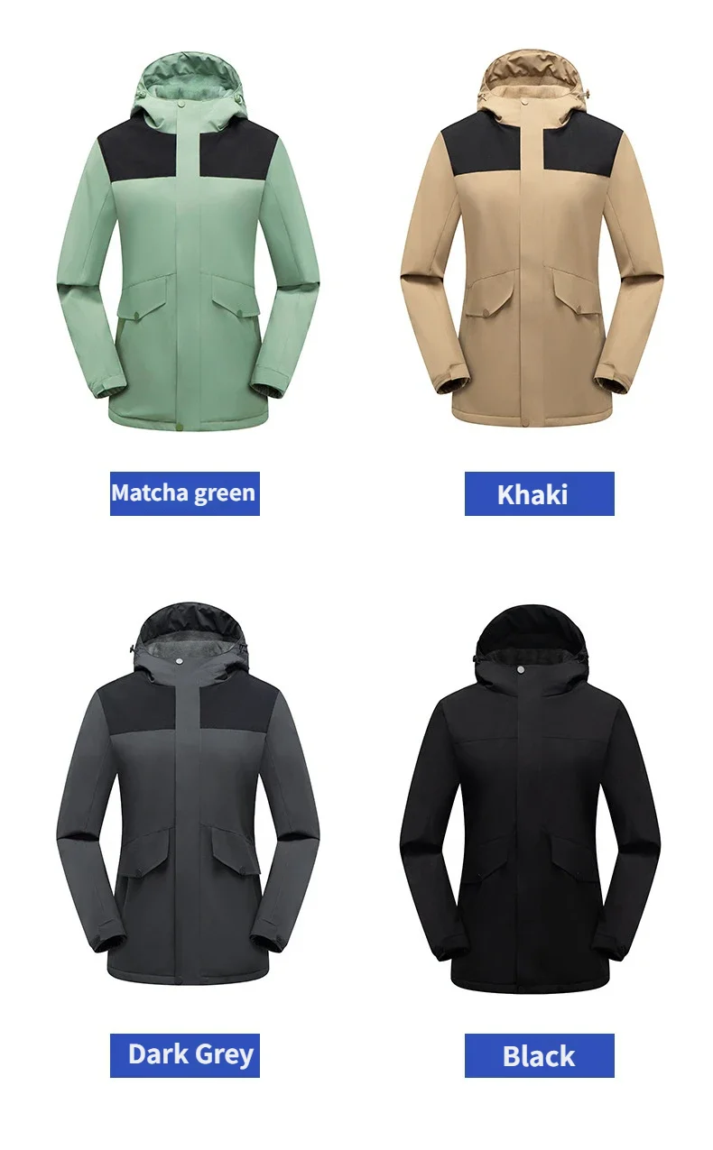 

Водонепроницаемый пуховик по индивидуальному заказу с логотипом, осенне-зимняя флисовая рабочая одежда с капюшоном, ветрозащитная и теплая рабочая одежда