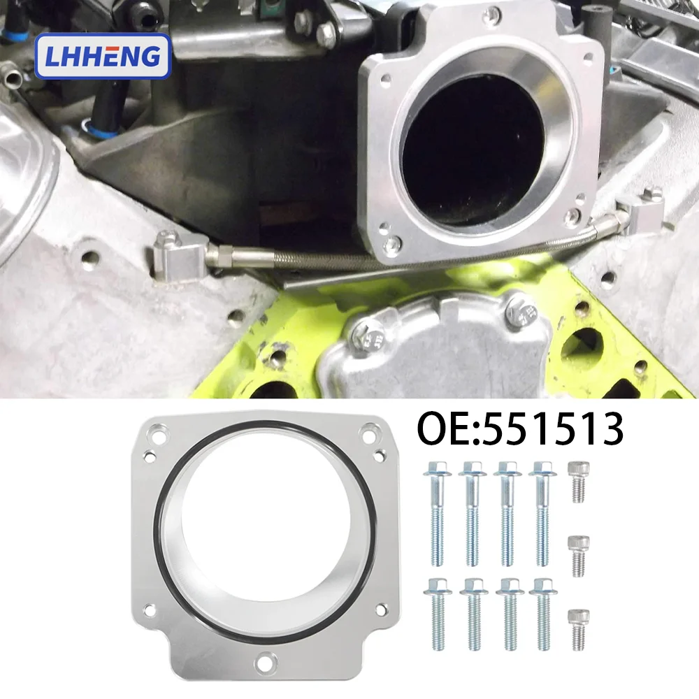 

LS1 3-болтовый впускной коллектор до LS3 4-болтовый корпус дроссельной заслонки DBC ДЛЯ LM7 LR4 LQ4 LS6 L59 LQ9 LM4 L33 LSX 4.8L 5.3L 5.7L 6.0L 551513