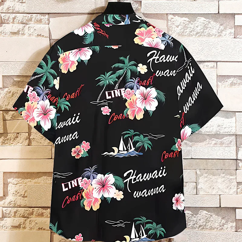 Extra-large size men\'s summer new Print plus size men\'s shirts casual loose personality man shirts for men 13XL 12XL