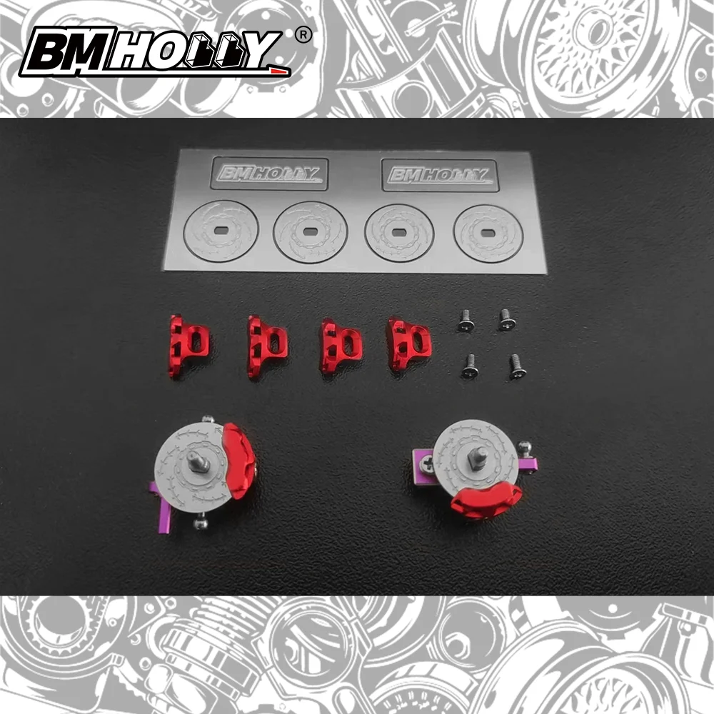 

Brake Disk Caliper Set Red For BMRX-EVO2.0 (BMRXEVO2-R) BM RACING