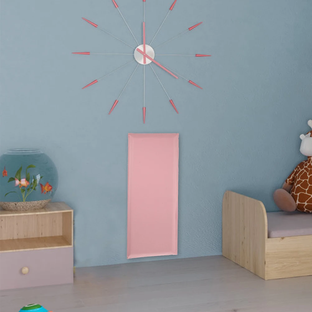 

2 Pcs Anti-collision Soft Wall Sticker Decoration Padded Panels Kids Border Removable Bed Padding Children's Stickers Pvc Baby