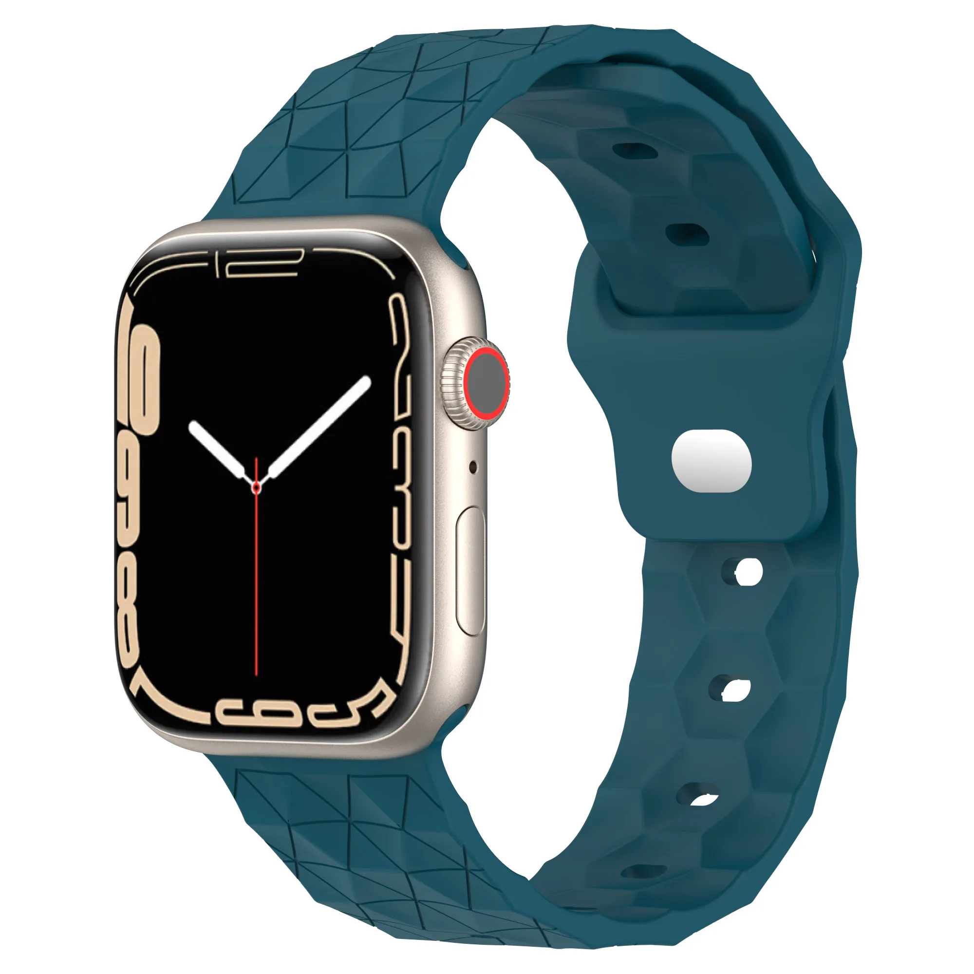 Silikon-Ersatzarmband für Apple Watch 46mm 45mm 44mm 42mm 41mm 40mm Sportarmband für iWatch Series 12 11 10 9 8 7 6 Ultra 2/3 – Detail 8
