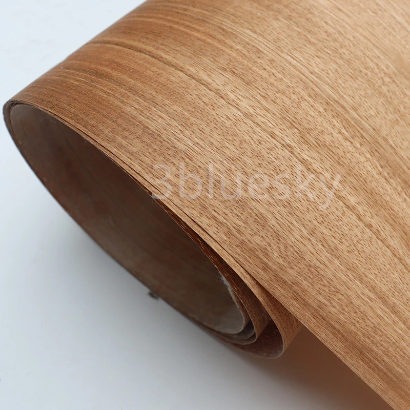 Natural Wood Veneer Zebra Wood Straight Grain for Furniture about 20cm x 2.5m 0.2mm Q/C