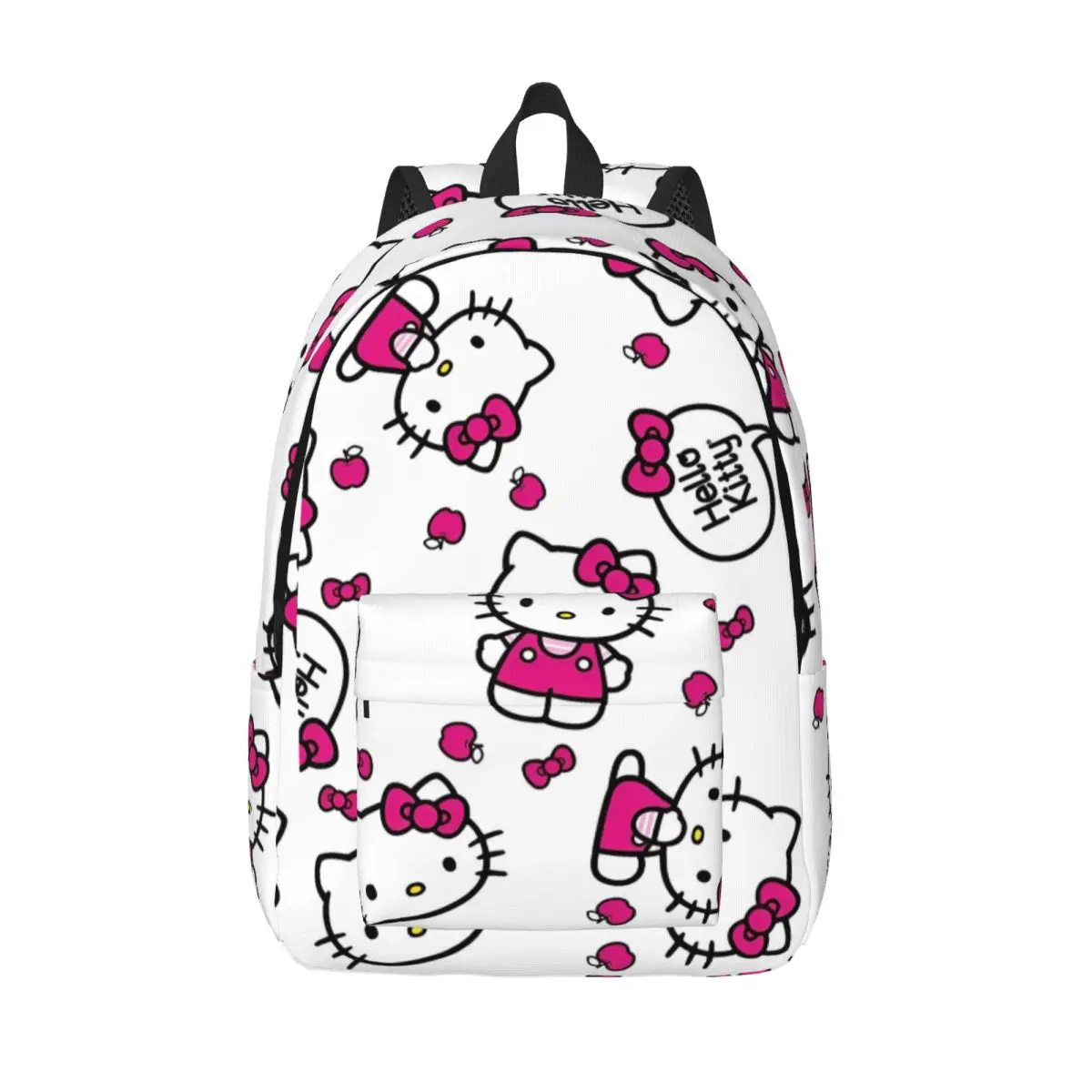 

Рюкзак Hello Kitty с милым мультяшным узором для учащихся начальной школы, сумки для книг для мужчин и женщин, прочный рюкзак