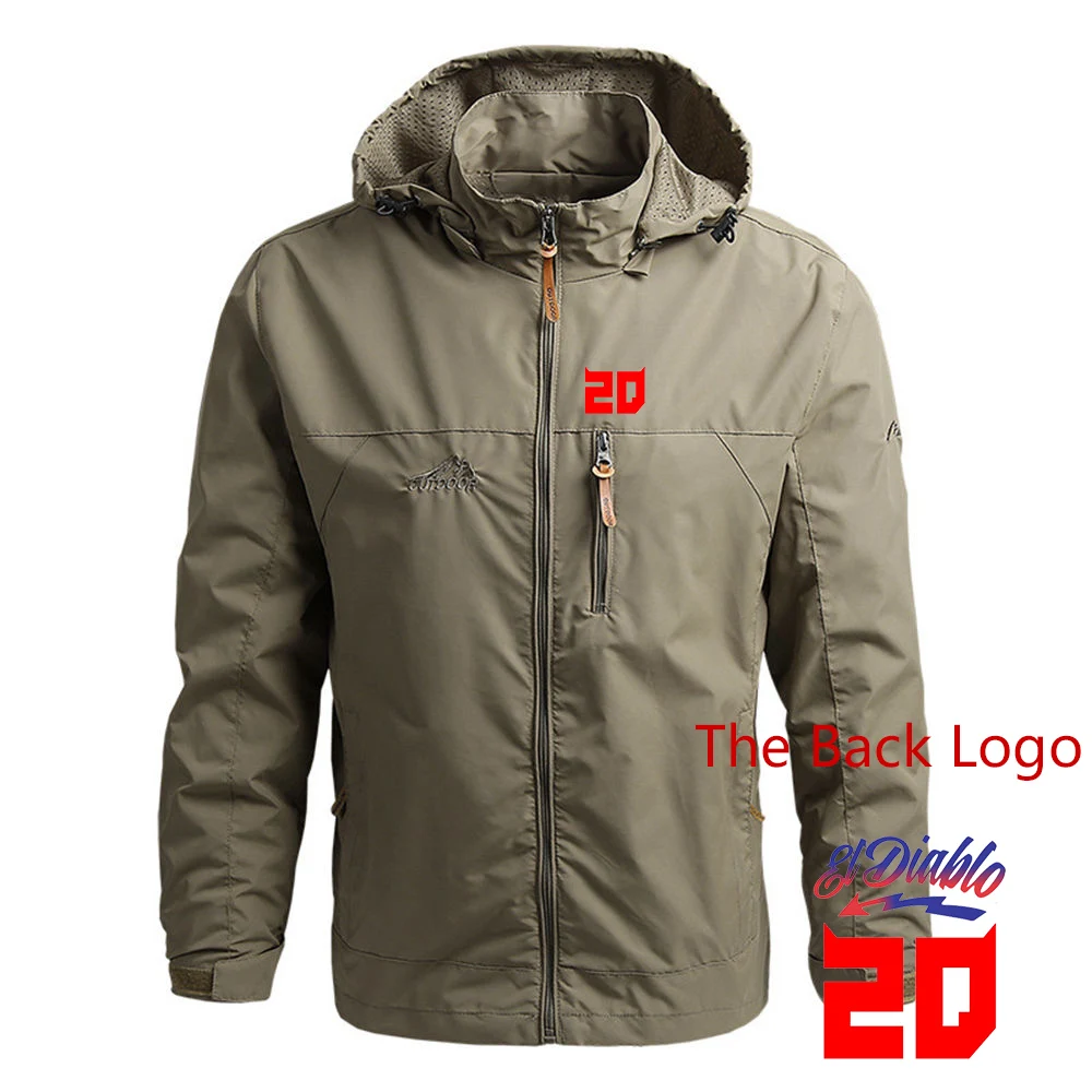 

2025 FABIO QUARTARARO WITH SIGNATURE Print Rock Band Zip Windbreaker Jackets Spring Autumn Men's Cardigan Windproof Hooded Coat