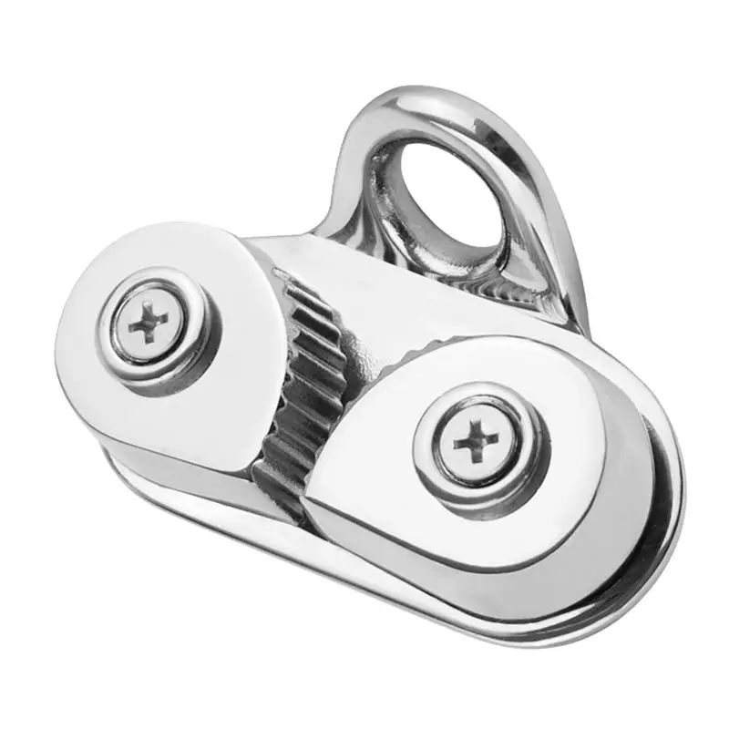 Stable-Stainless Steel Rope Clamp Cam Cleat Boat Cam Cleats Fairlead Sailing Sailboat Canoe Dinghy