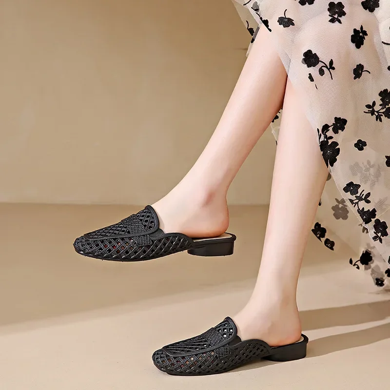 Dames Tuin Klompen Lichtgewicht Ademende Schoenen Slippers Slip-On Tuinschoenen Outdoor Strand Holle Schoenen Ademende Sandalen