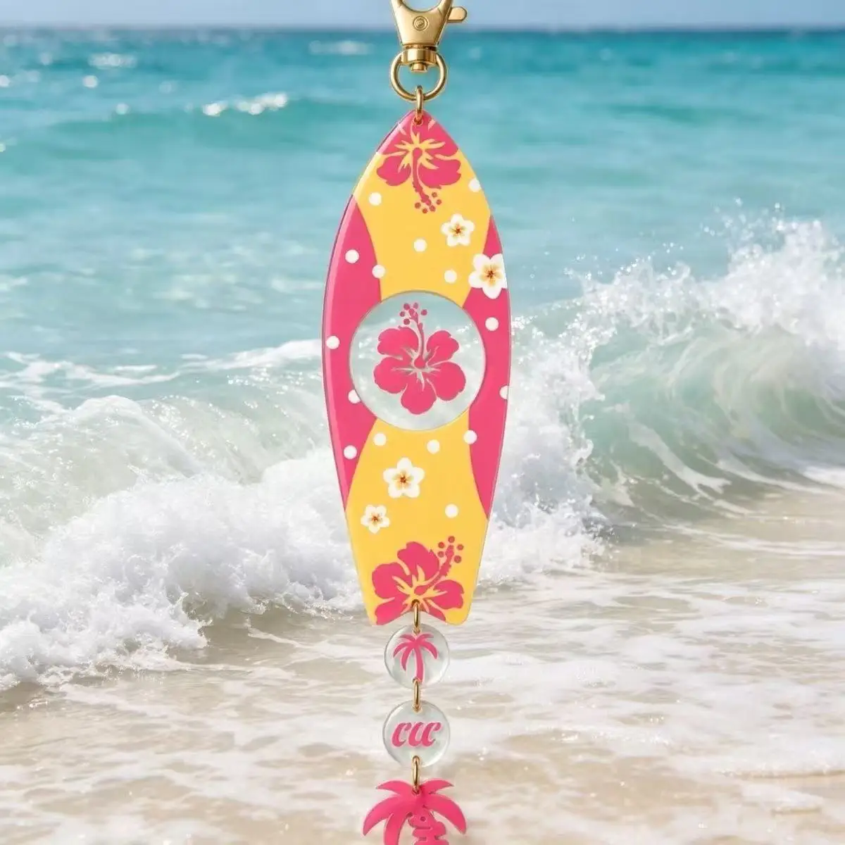 INS Hawaiian Surfboard Shaped - Anime Merchandise Keychain บทวิจารณ์และราคา
