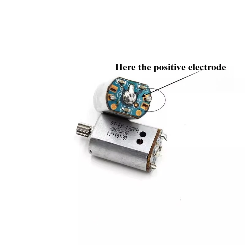 7.4V UAV Motor Accessories Spindle Motor OT-FK-132PH-3836/38 with 10-tooth Gear 2S