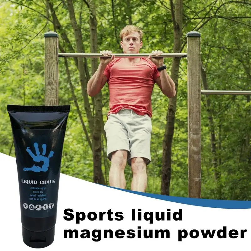 100ml Sports Liquid Magnesium Powder Fitness Lifting Anti Slip Cream Grip Liquid Magnesium For Indoor Pole Rock Climbing Gym