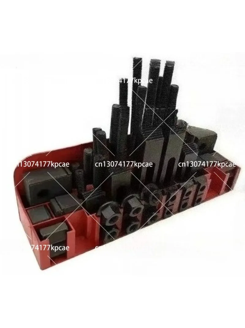 58 Piece Combination Press Plate Screw Set for Milling Machine, CNC Machining Center Fixture, Universal Clamping Kit