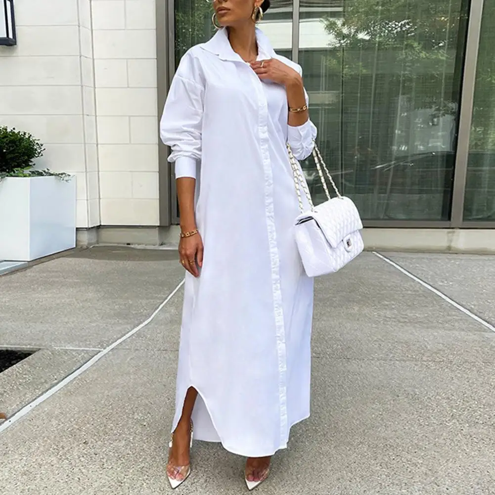 

2025 Plus Size Women Shirt Dress European And American Women's Clothing Autumn Fashion Casual Versatile Shirt Long Shirt coat