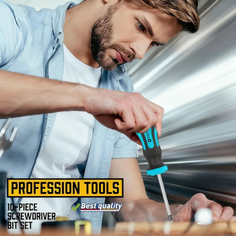 

Набор автомобильных магнитных отверток, 43 шт., шлицевые, шестигранные, Pozidriv, прецизионный набор Torx, инструменты для размагничивания намагничивания