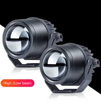 Foco led para motocicleta, lente de pavimentación para vehículo eléctrico, faro integral tangente de haz alto y bajo, lámpara auxiliar.