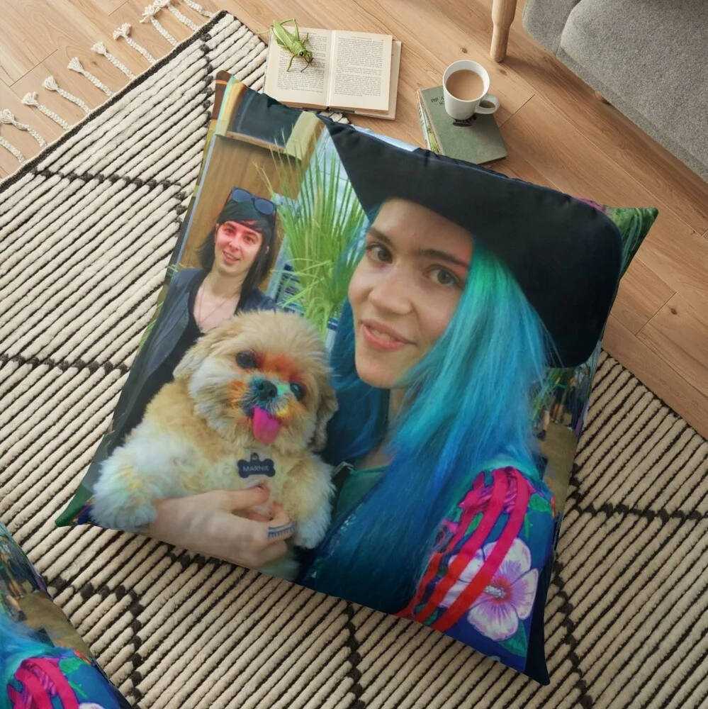 

Grimes Printed Pillowcase Sofa Car Soft Cushion Cover Case Home Decor Accessories