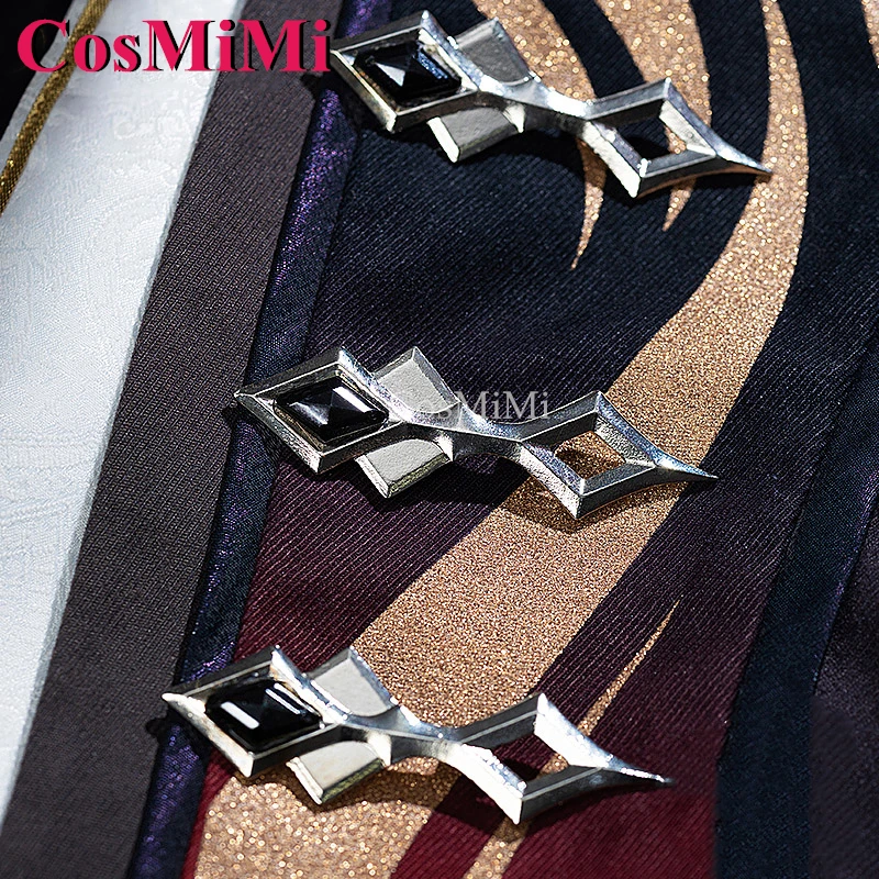 CosMiMi Tartaglia Cosplay Game Genshin Impact Costume Beholders Form Handsome Fashion Uniform Carnival Party Role Play Clothing