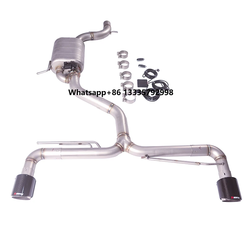 

Professional Manufacture Exhaust System VW GOLF 6 GTI 2.0T Stainless Steel End Exhaust Pipe System With Exhaust Tail Tip