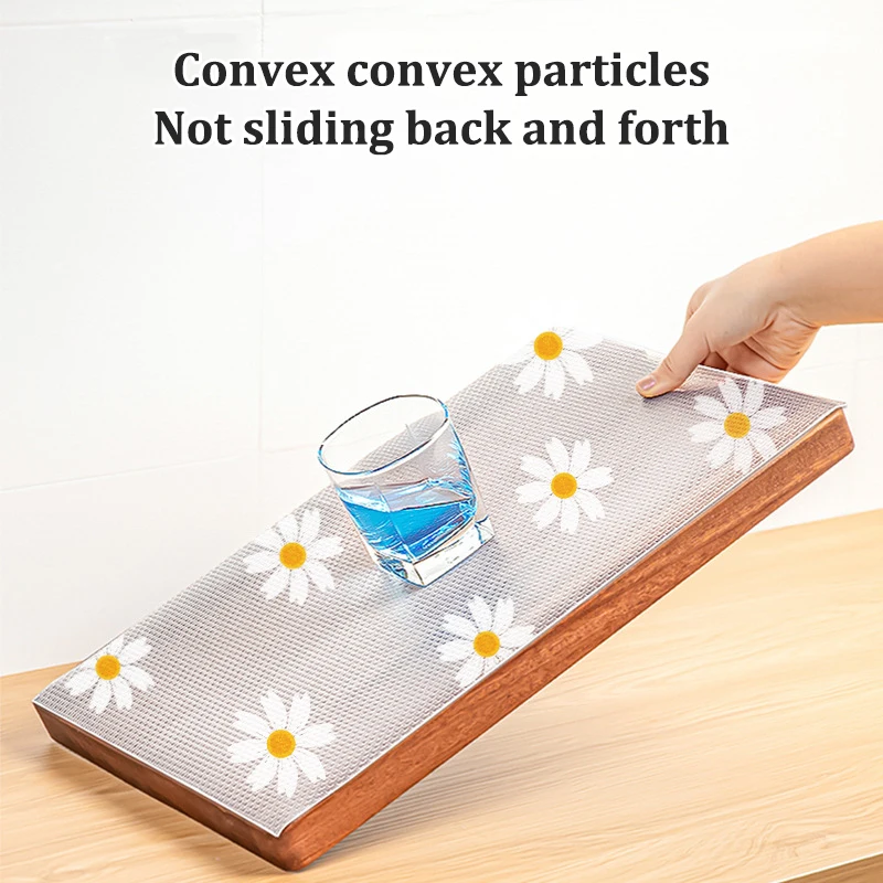 EVA Cabinet Mat Reusable Drawer Liners Non-slip Refrigerator Mat Fridge Waterproof Moisture-proof Drawer Mat