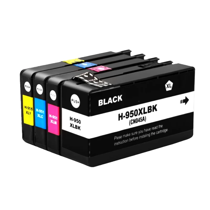 950XL 951XL ink cartridge For HP Officejet Pro 8100 8600 8610 8615 8620 8625 8630 251dw 276dw For HP 950 951 full with Dye ink