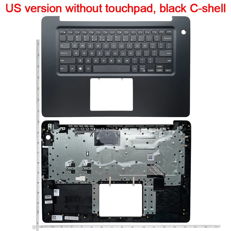 Imagem -04 - Teclado para Dell Palmrest Upper Case Vostro 145481 V5481 15-5581 V5581 0h52m6 0k8cnv