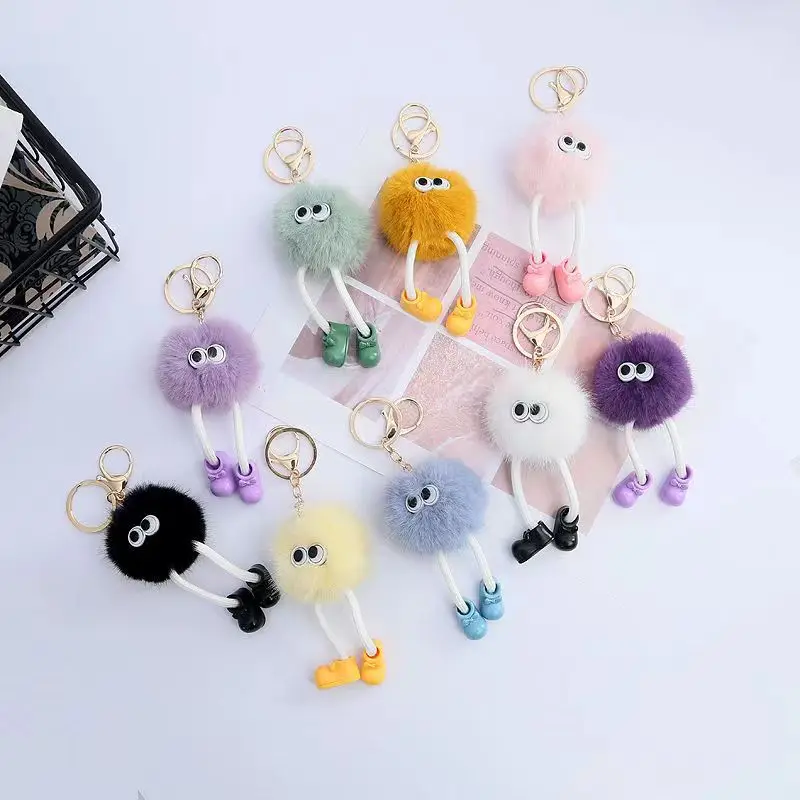 

Kawaii Plush Key Chain For Bags Fluffy Bag Charm Pendant Y2K Coquette Gift For Women Girls Thanksgiving Christmas
