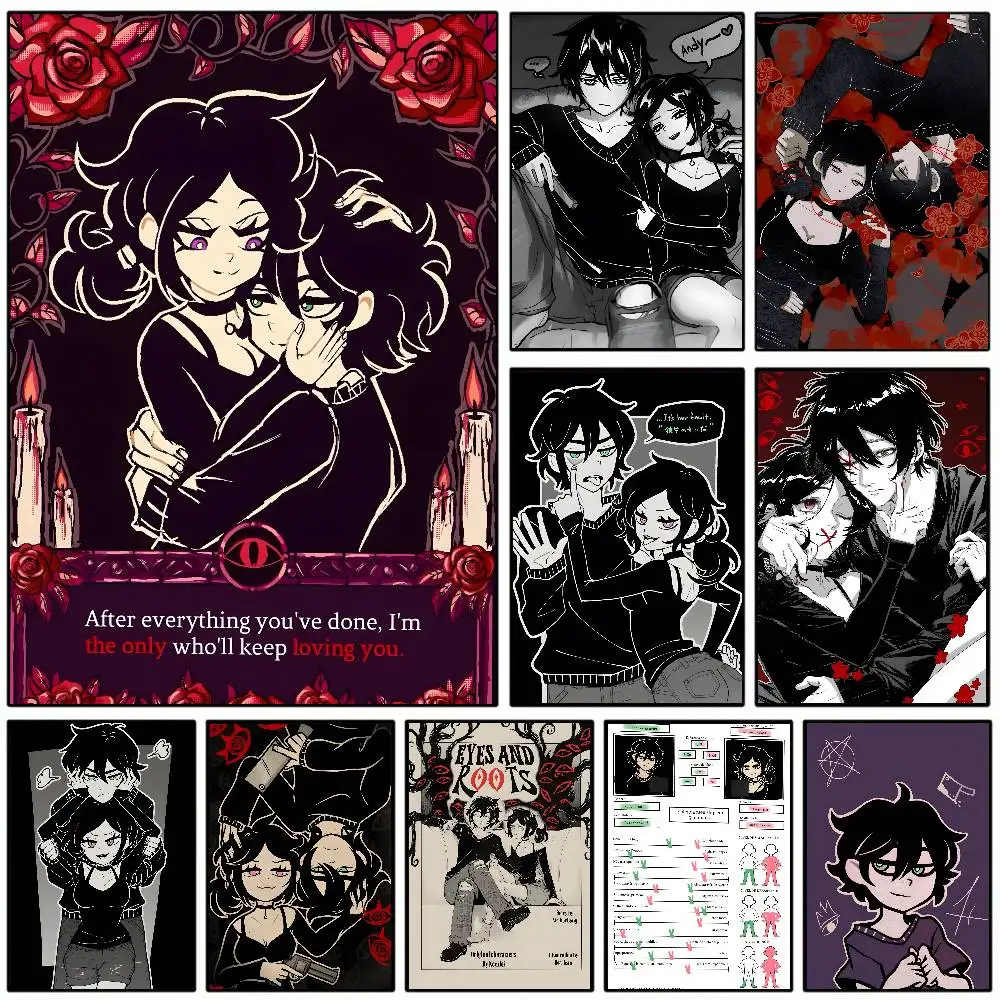The Coffin Of Andy and Leyley Game Poster Art with prints Home bedroom living room decoration gift