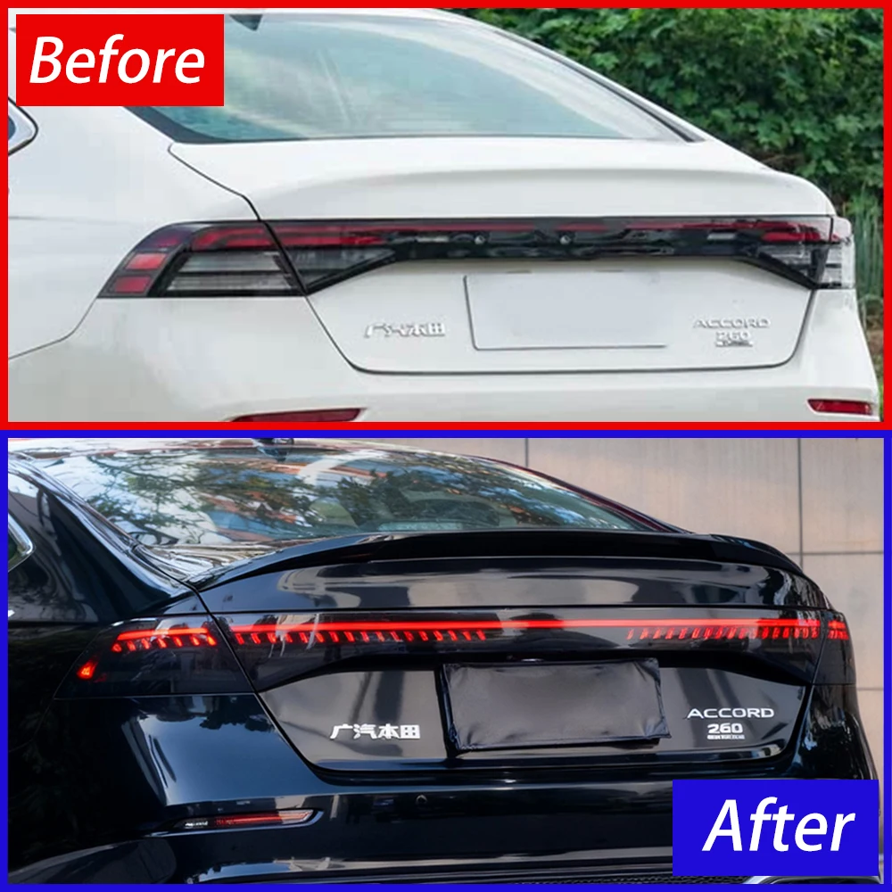 For Honda Accord 11Th 2022-2023 Auto Back Lamps Assembly Upgrade New Style Dynamic Led through Taillights Car Tools Accessories