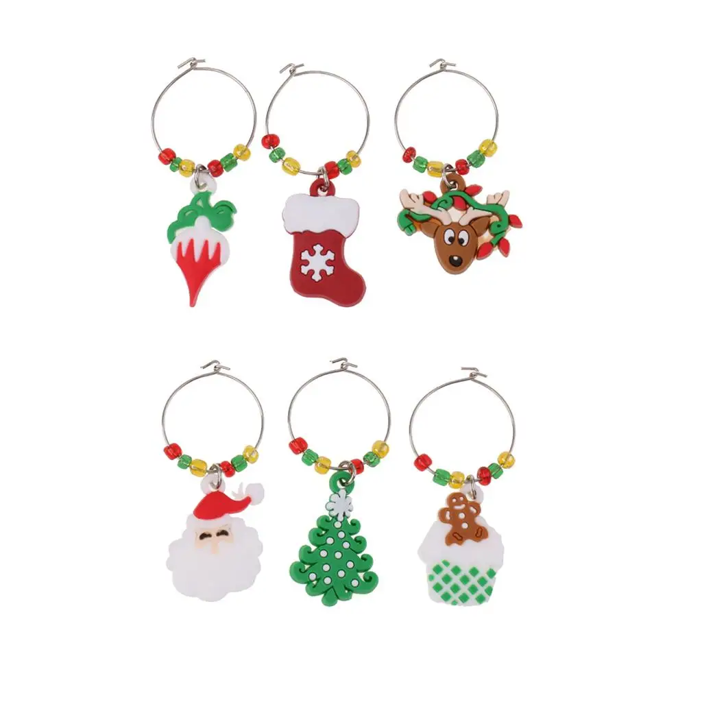 6 Pieces of Keys Christmas Decoration Products Gift Bookmark