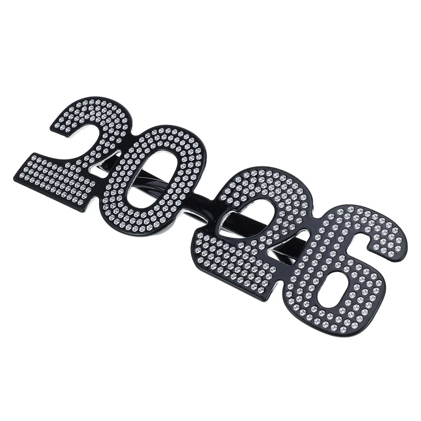 

2026 New Year Glasses Bright Colors Plastic Party Eyewear Fun Photo Props New Year Accessories Number Party Glasses