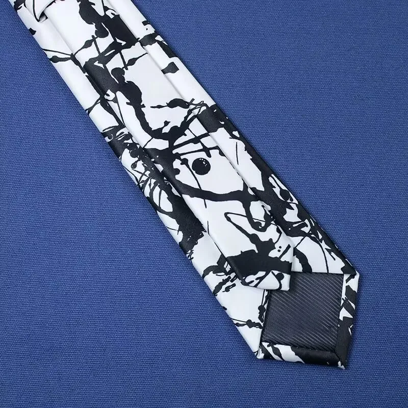 ภาพยนตร์ Jim Carrey Tie ผู้ชาย Unisex ผู้ใหญ่หน้ากากเครื่องแต่งกายเนคไทเสื้อคอ Tie Party เครื่องแบบอุปกรณ์เสริม Prop
