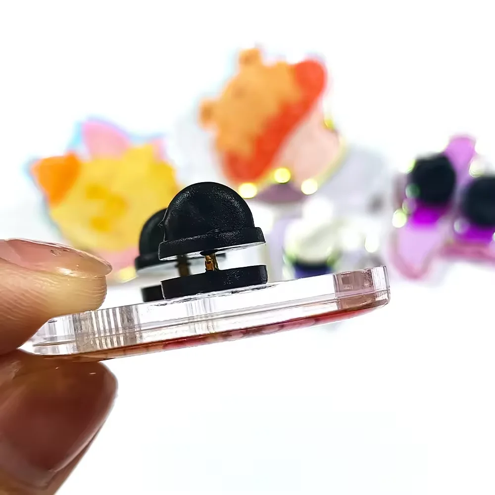 Custom Acrylic Brooches Popular Fashion Clothing Bags Accessories kidsDlY Personalized Design Gifts Pins