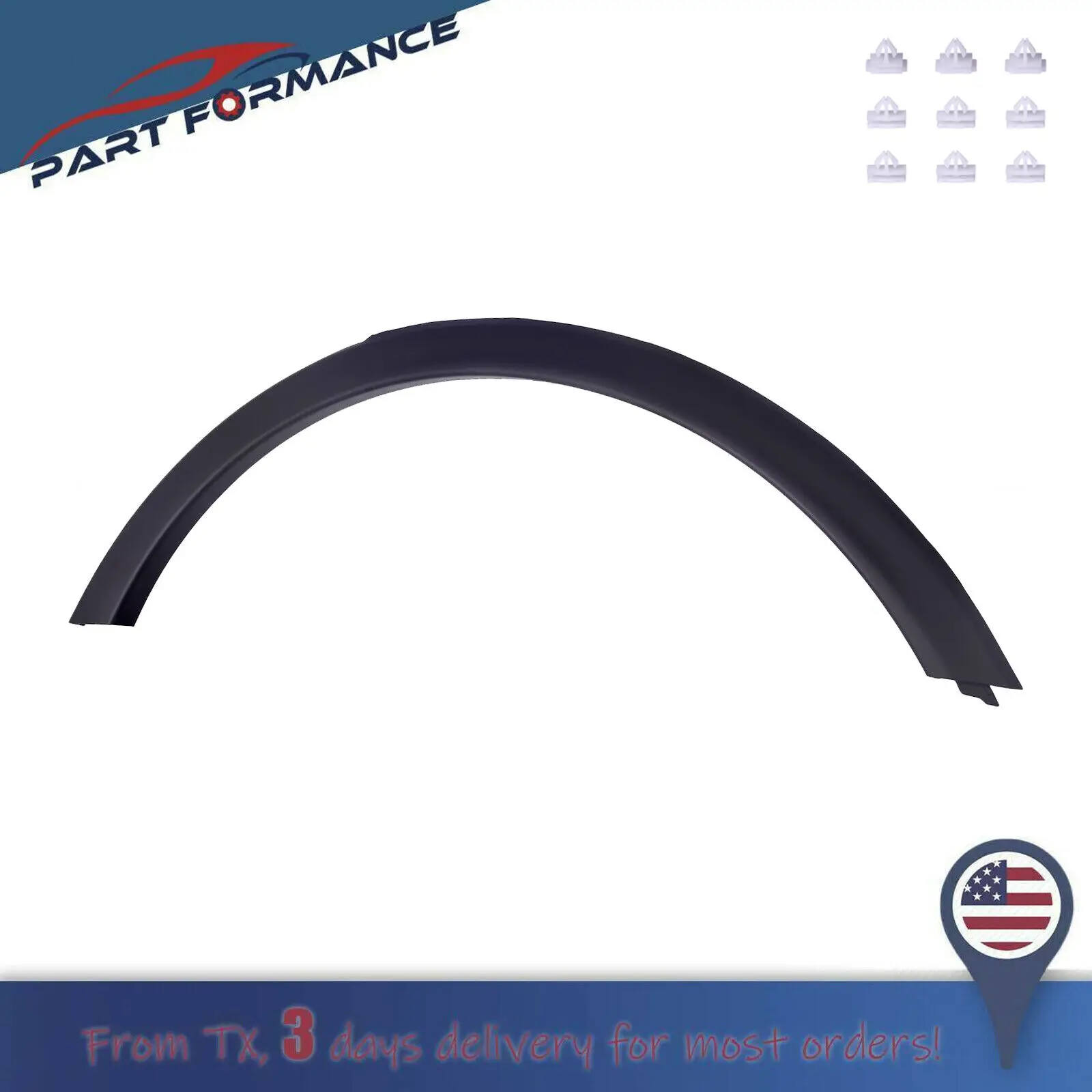 

Waterproof Wheel Arch Molding Trim for 2013-2022 Buick Encore Front/ Rear Driver/Passenger Side 95291865/95291864