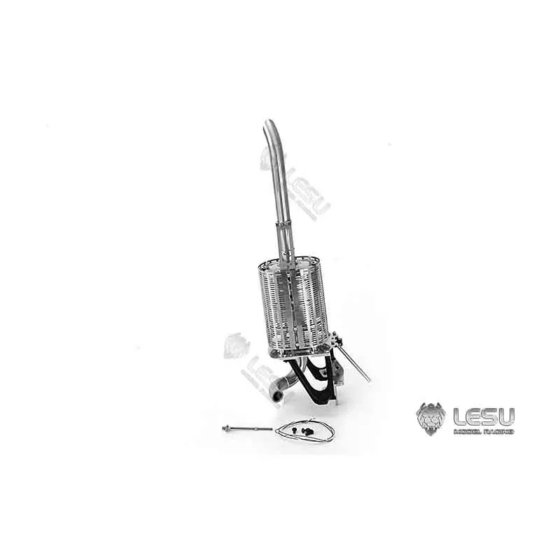 

LESU Metal Exhaust Pipe for 1/14 Tamiyay RC Tractor Truck DIY Trailer Car Model Decoration Parts Toys for Adults