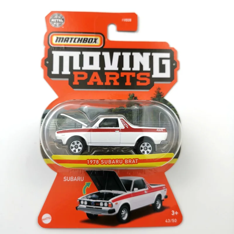 2022 Matchbox 1/64 Moving Parts 1978 SUBARU BRAT Die-cast Collection Model  FWD28