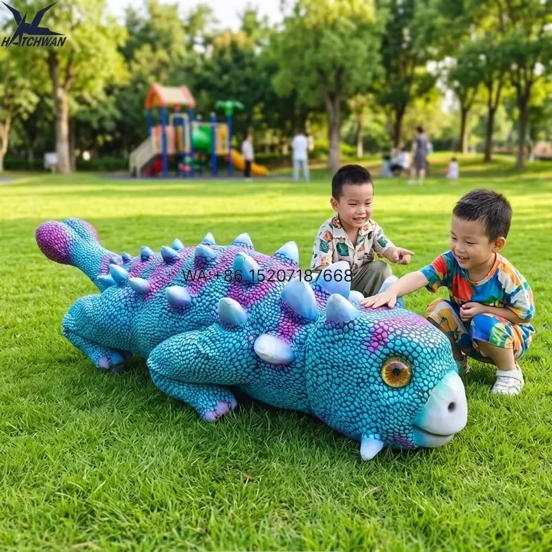 Wmwmnu Custom Shape Remote Control Animatronic Dinosaur Robot Model Realistic Silicone RC Dino With CE RoHS for Theme Park