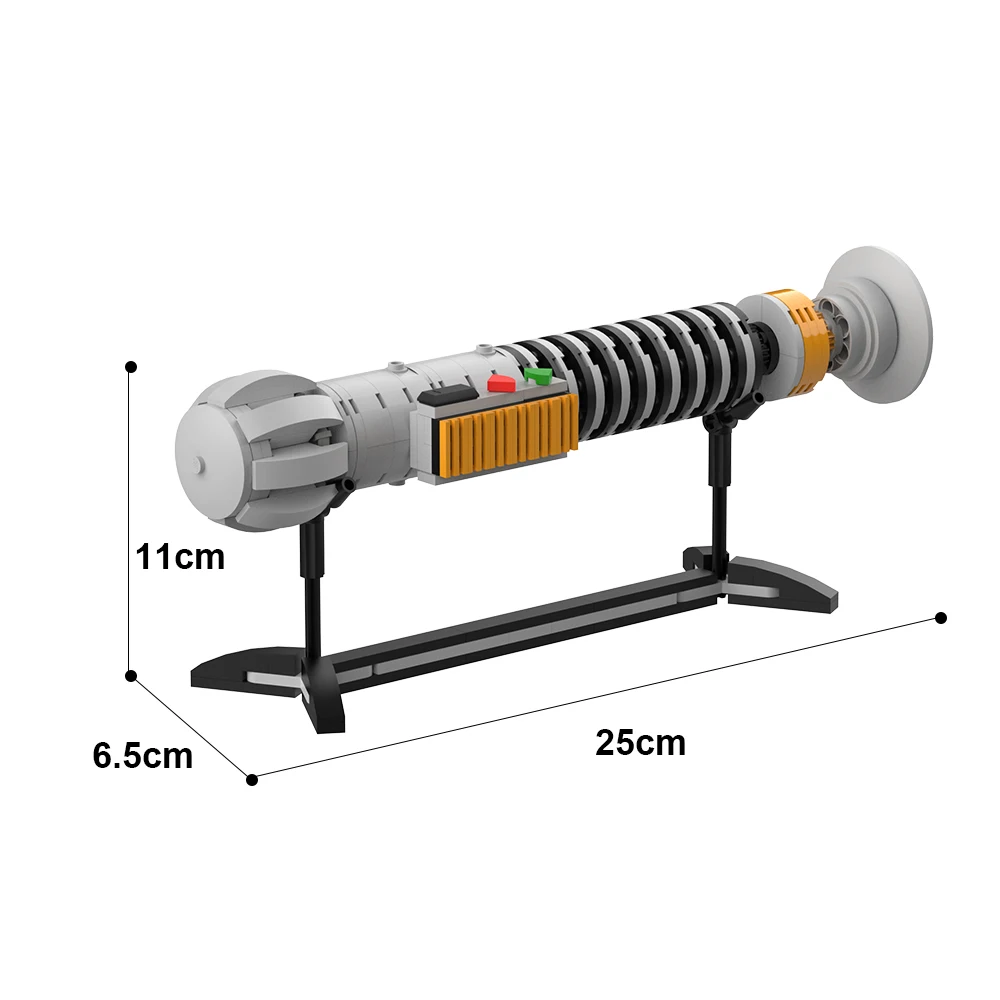 Luke Set pedang ringan dengan Tampilan berdiri, Model pajangan koleksi Galaxy Wars luar angkasa, hadiah kreatif untuk penggemar