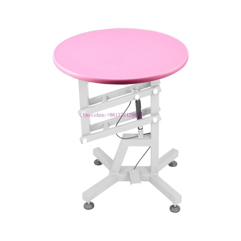 

Shernbao FT-831 Round Rotating Air Lifting Dog Grooming Table for Small Pets