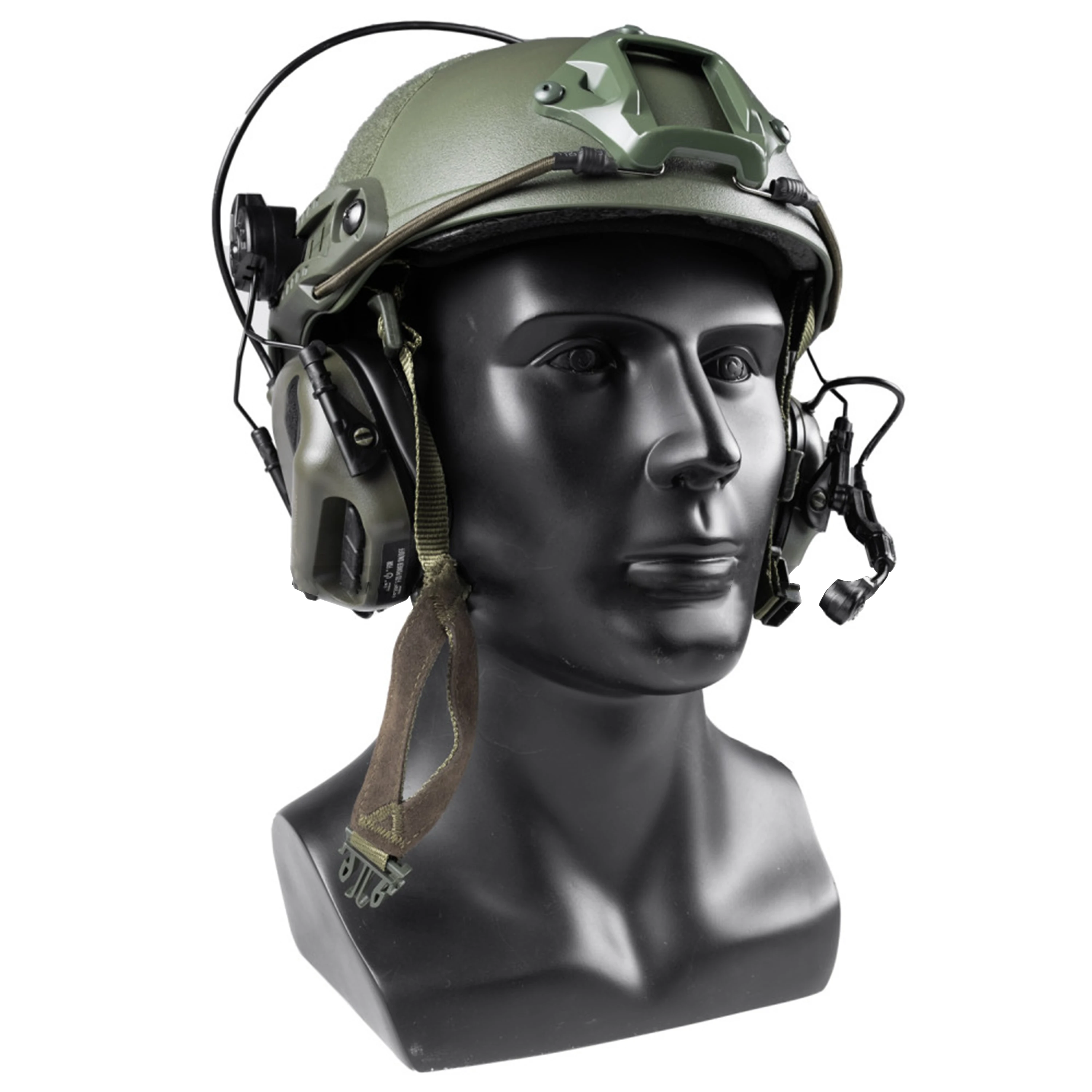 EARMOR M32H MOD3 Helmet Shooting Earmuffs Tactical Headset RAC Rail Adapter/Aerospace Communication Helmet Hea