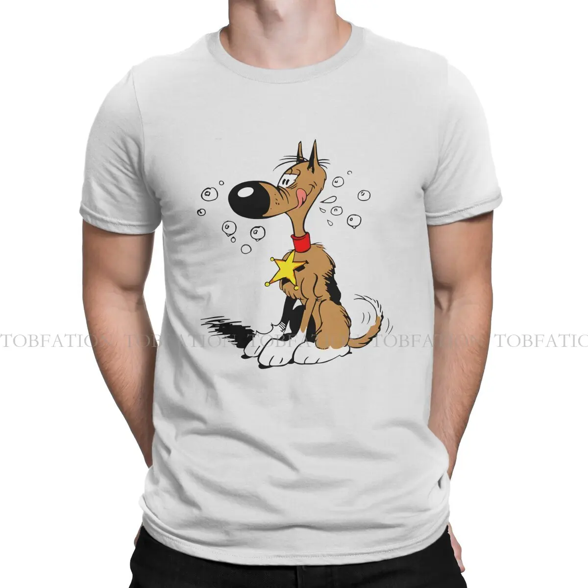 Rataplan Hip Hop TShirt Lucky Luke Cartoon Comic Creative Tops Casual T Shirt Men Short Sleeve 100% Cotton Gift Idea