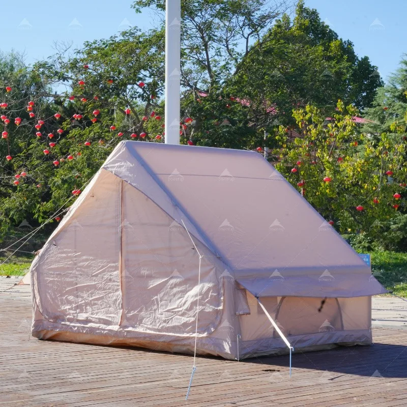 XMSJ 6.3-Square-Meter 300D Oxford Fabric 3000mm Waterproof Four-Season One Bedroom Outdoor Inflatable Camping Air Tent Quick Ope