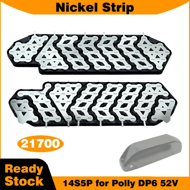 

Nickel Strip 52V 14S5P 21700 Thickness 0.15mm for Polly DP6 E-bike battery box E-bike Battery pack DIY battery welding nickel