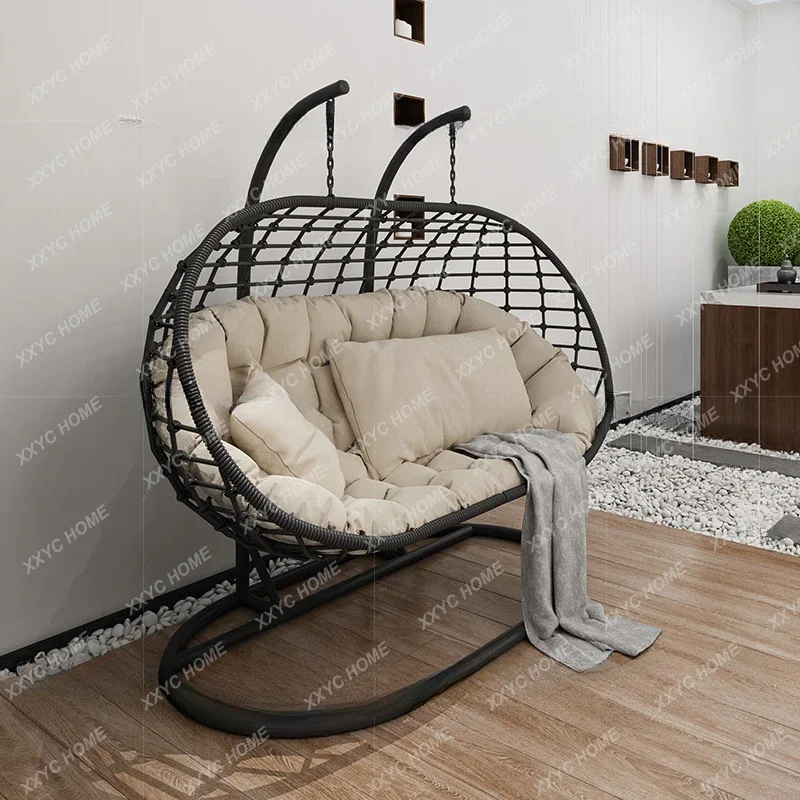 

Птичье гнездо, качающаяся корзина, стул из ротанга, домашний ленивый балкон, двойной гамак для взрослых, открытый двор