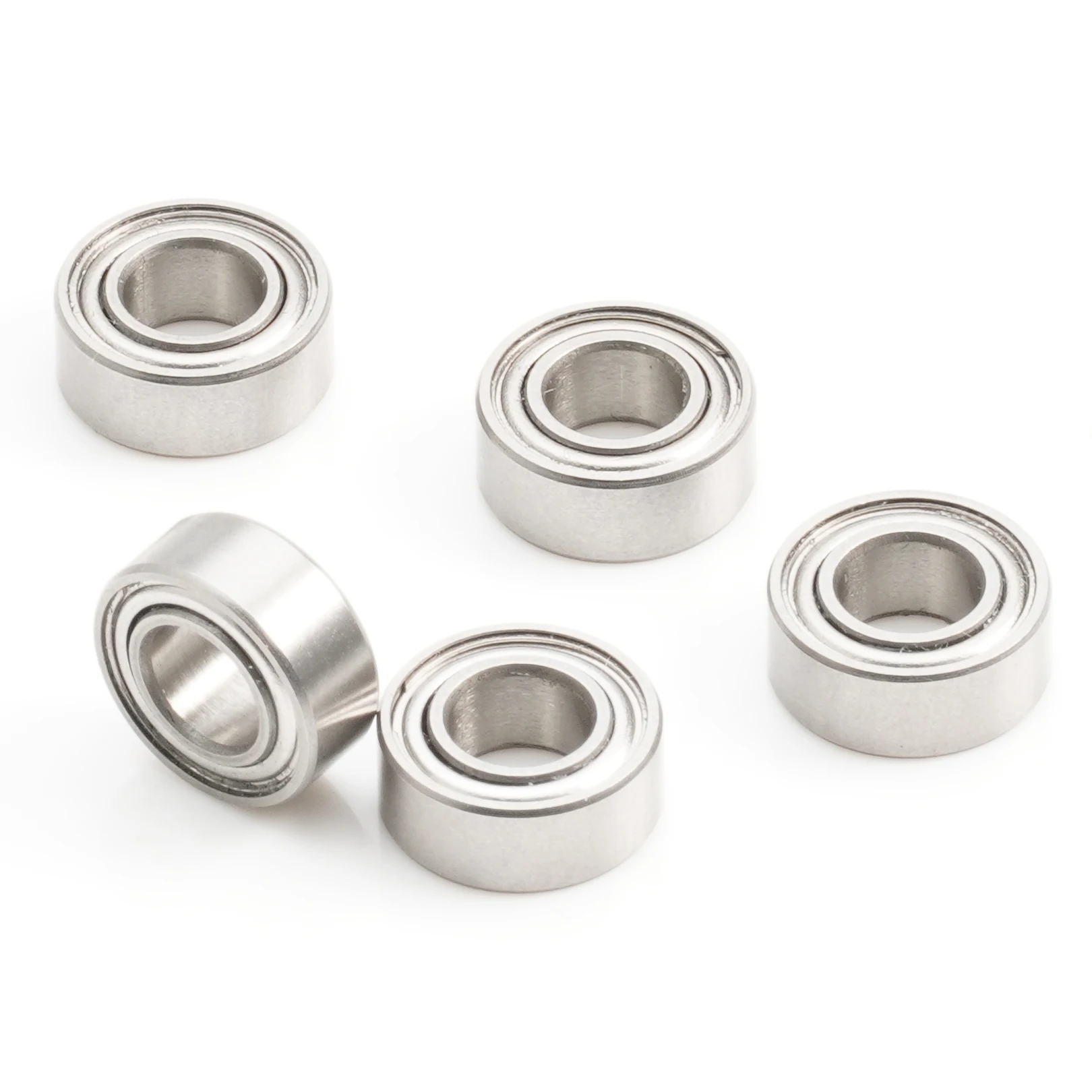 SMR105ZZ 베어링 5*10*4mm (10PCS) ABEC-1 스테인레스 스틸 볼 베어링 차폐형 SMR105Z SMR105 Z ZZ